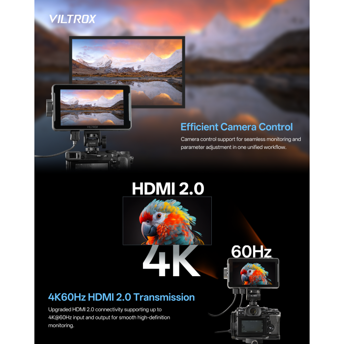 Viltrox DC-550 Pro ll Portable 5.5 Inch HD Camera Monitor