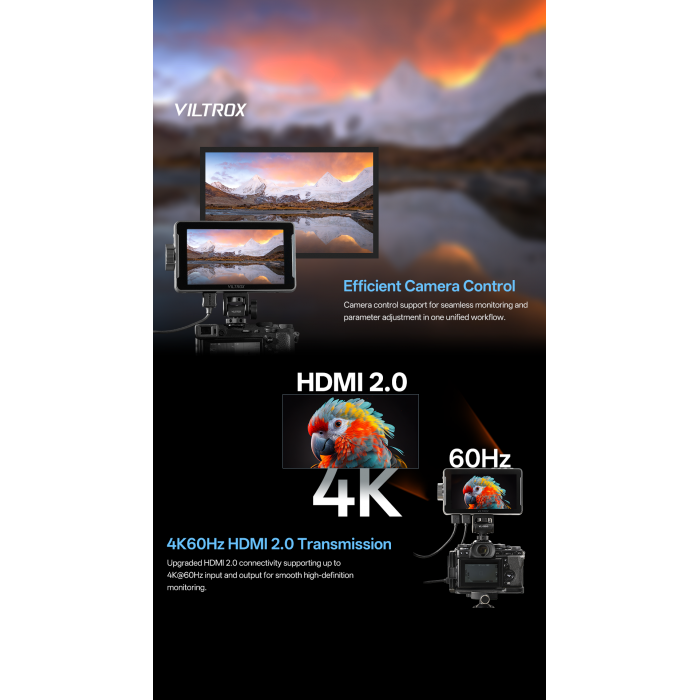 Viltrox DC-550 Pro ll Portable 5.5 Inch HD Camera Monitor