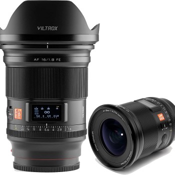 Viltrox AF 16mm F1.8 Full-Frame Lens for Sony E-Mount  Viltrox AF 16mm F1.8 Full-Frame Lens for Sony E-Mount