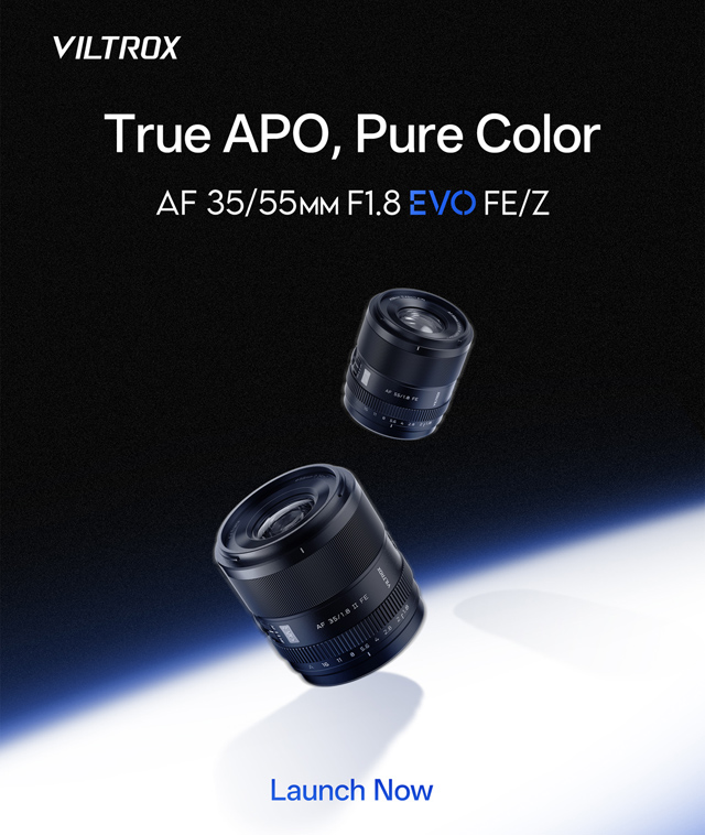 EVO Series New Release AF 35/55mm F1.8 EVO  FE/Z (APO)