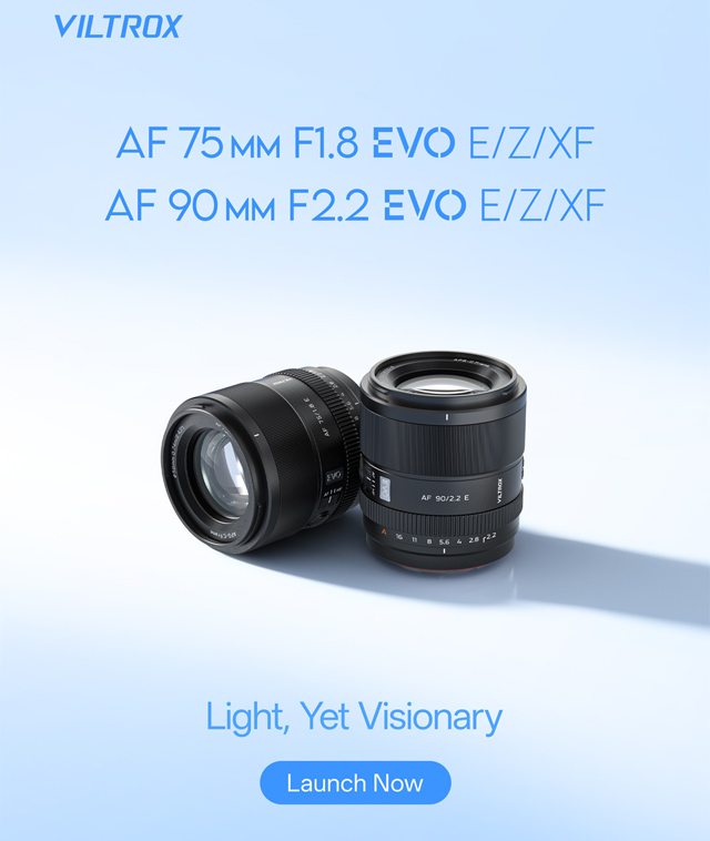 New EVO Series 75mm & 90mm APS-C Primes